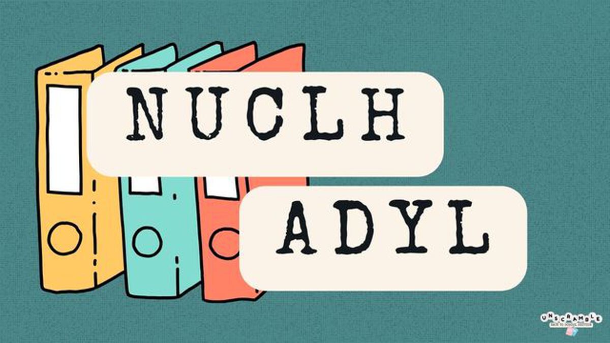 UNSCRAMBLE: Back to School Edition image number null